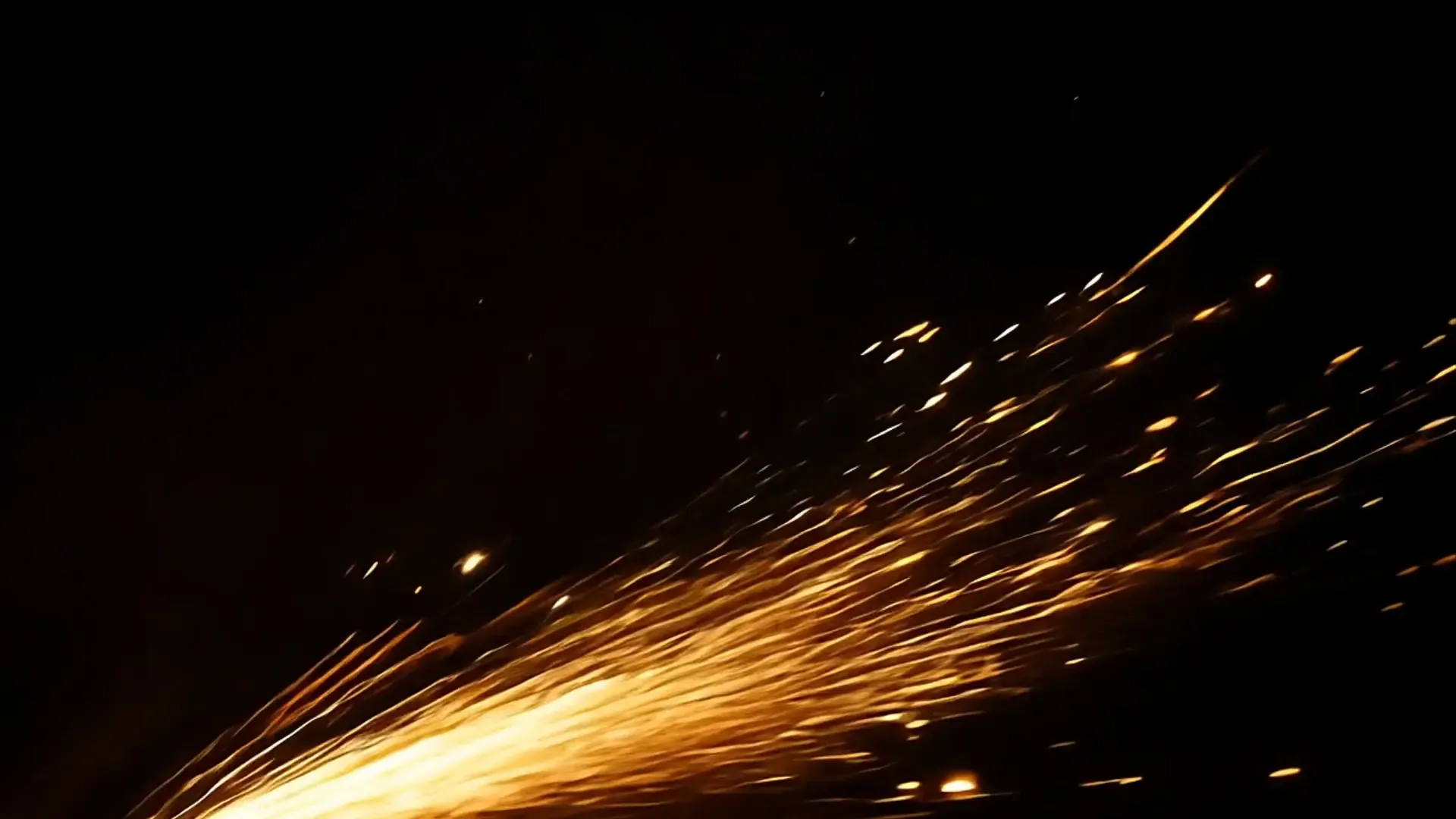 Fiery Sparks Trail Overlay for Action Motion Graphics